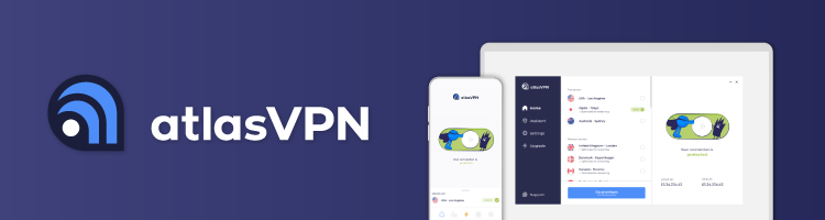 Atlas VPN - suurepärane tasuta VPN teenus üldiselt
