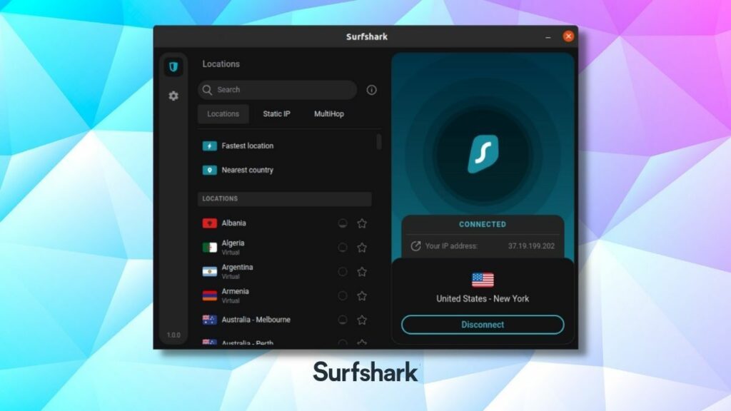 Surfshark on suurepärane ja turvaline tipptasemel VPN teenusepakkuja
