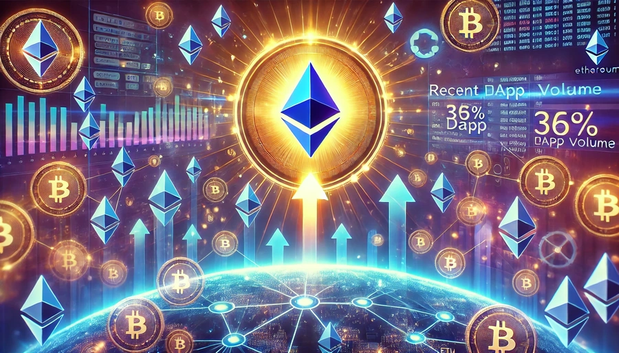 Ethereum DApp maht tõusis nädalaga 36%