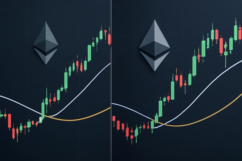 Ethereumi graafikul ilmub kuldne rist – kas ajalugu kordub?